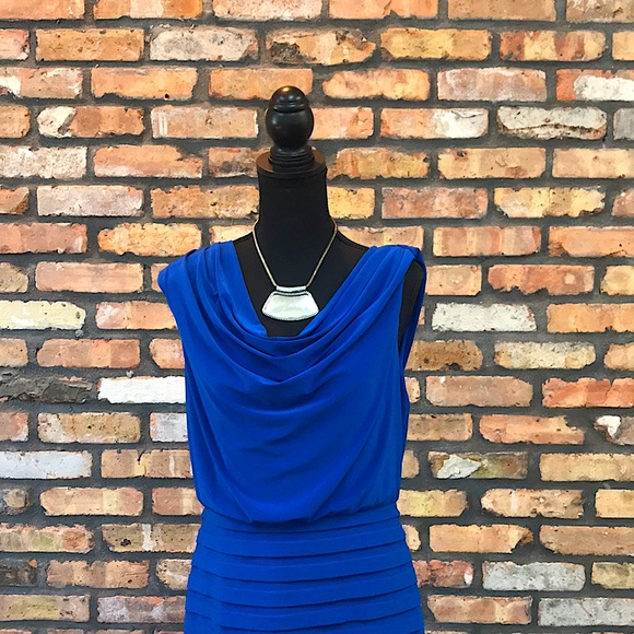 Andrianna Papell - Blue Dress - Size 8 - Picture 2 of 8